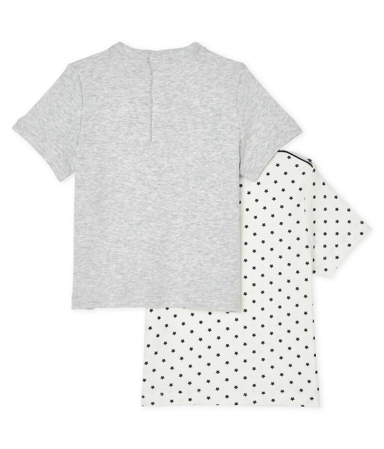 Set met 2 T-shirts babyjongen multicouleur