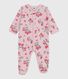 Babypyjama in tubic met bloemenprint
