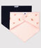 Lot de 2 bandanas bébé. variante 1