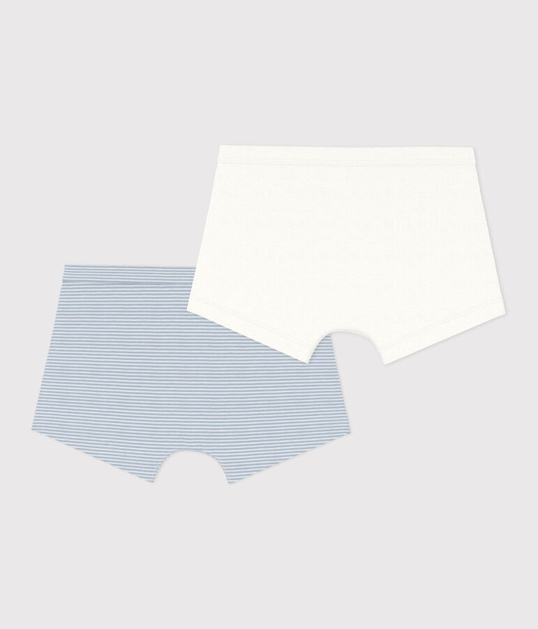 Set met twee boxershorts van katoen voor kinderen multicouleur