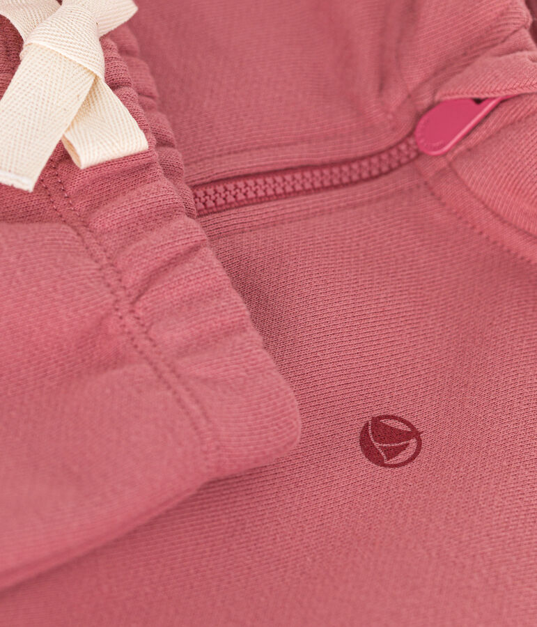 Ensemble sweatshirt et pantalon b&eacute;b&eacute; rose