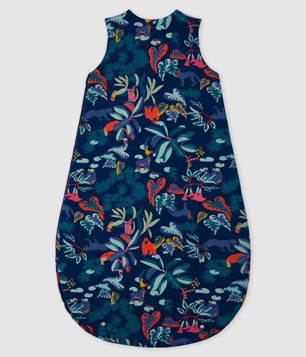 Meeneembare trappelzak voor baby blauw/multicouleur