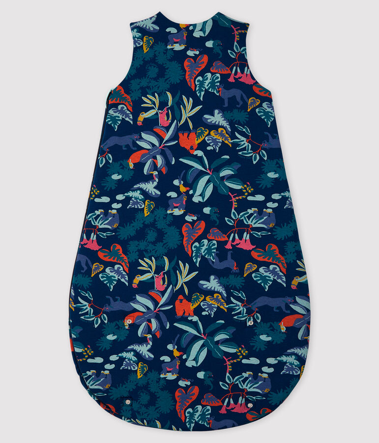 Meeneembare trappelzak voor baby blauw MEDIEVAL/wit MULTICO