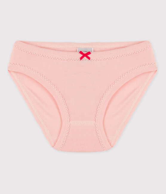 Culotte petite fille en coton rose MINOIS