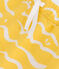 Zwemshort met print voor jongens geel ORGE/wit MARSHMALLOW