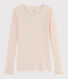 T-shirt laine et coton Femme