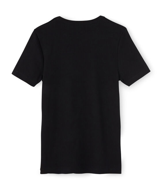 Tee shirt manches courtes iconique homme noir NOIR