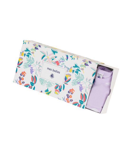 Lot de 5 bodies manches longues bébé fille variante 1