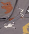 Pyjama bébé animaux en molleton BONGRIS/ MULTICO