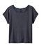 Vlot, linnen dames-T-shirt blauw SMOKING