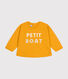 Sweatshirt in molton voor baby's