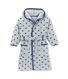 Robe de chambre garçon en polaire imprimée