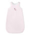 Gigoteuse naissance bébé fille rayée milleraies rose VIENNE/blanc ECUME