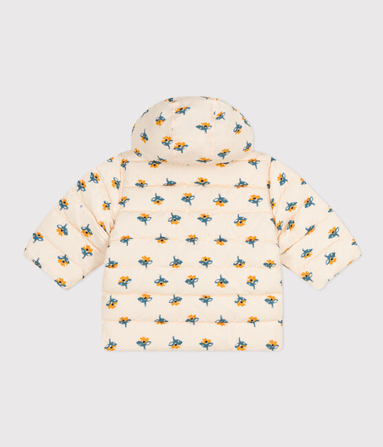 Doudoune imprimée capuche rétractable bébé blanc AVALANCHE/ MULTICO