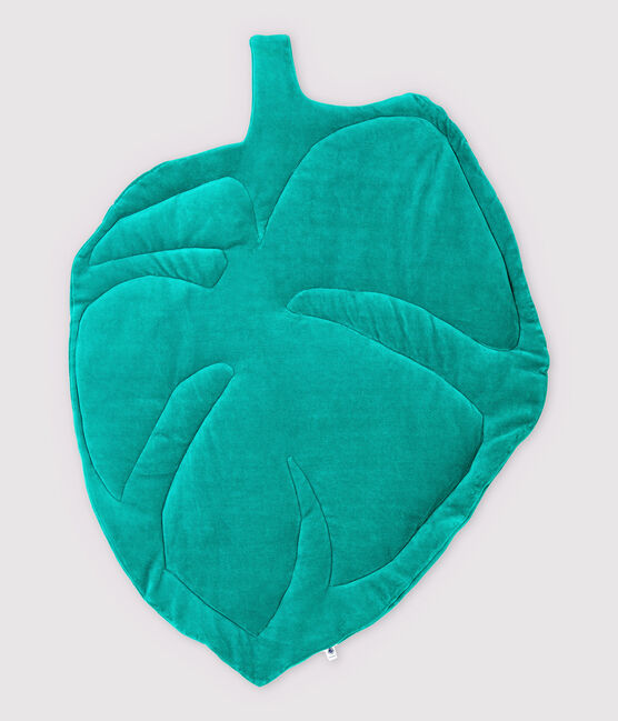 Coussin de sol feuille géante vert MOZAIK