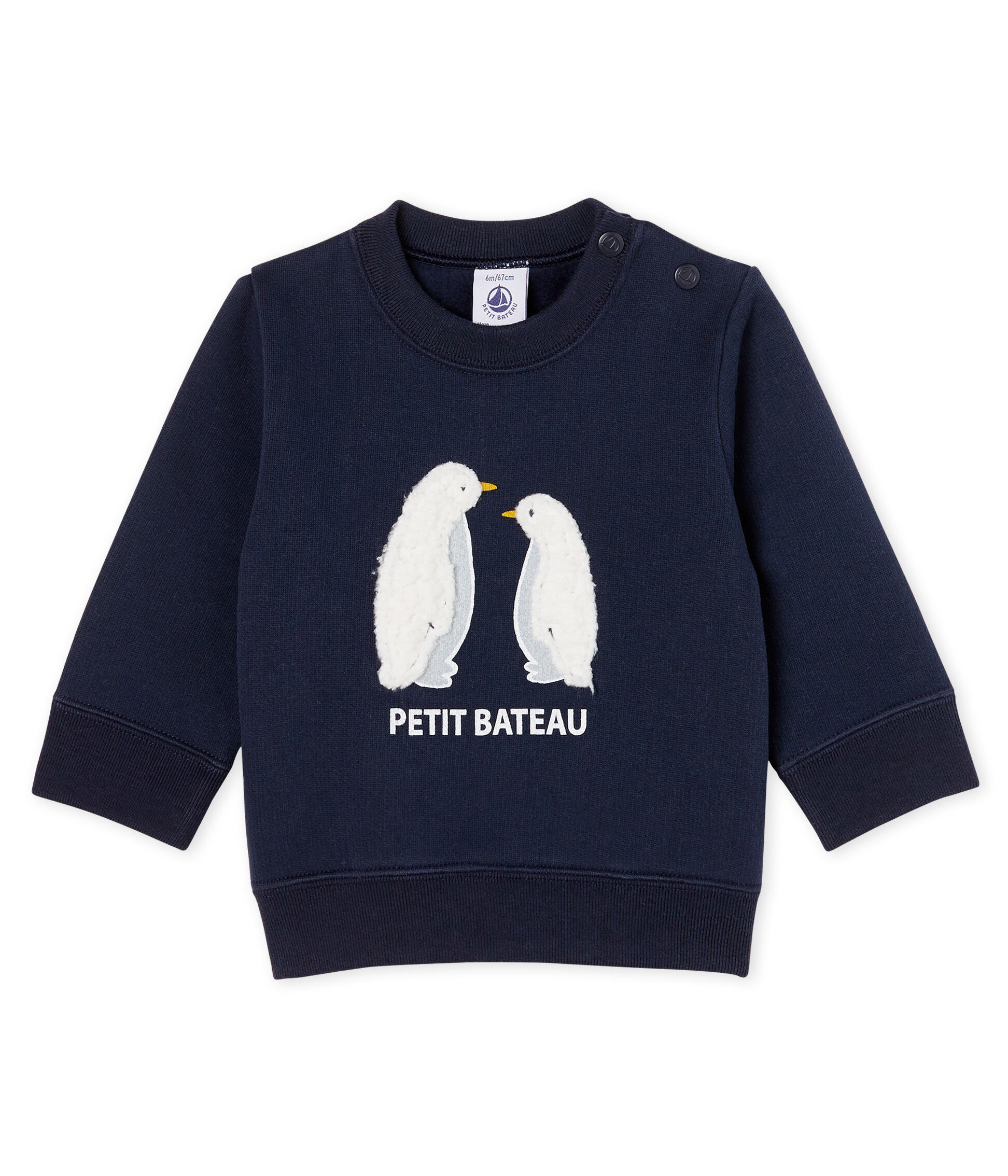 Petit Bateau Sweat-Shirt B/éb/é gar/çon