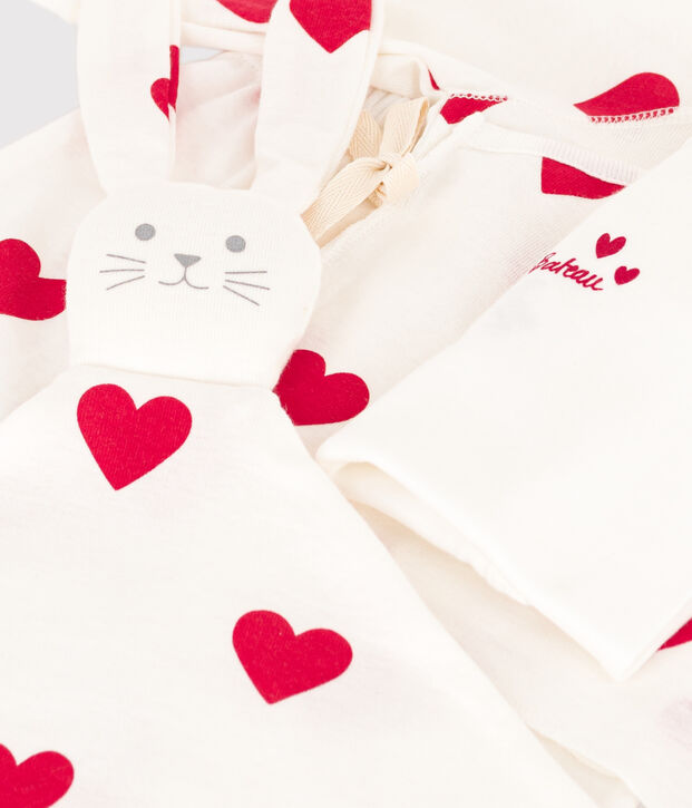 Coffret cadeau naissance c&oelig;ur multicouleur