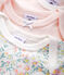 Lot de 3 bodies manches courtes pastel bébé fille variante 1