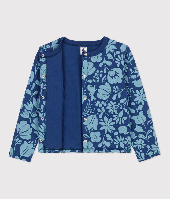 Vest in doorgestikte tubic met print voor meisjes CREPUSCULE/ ROVER