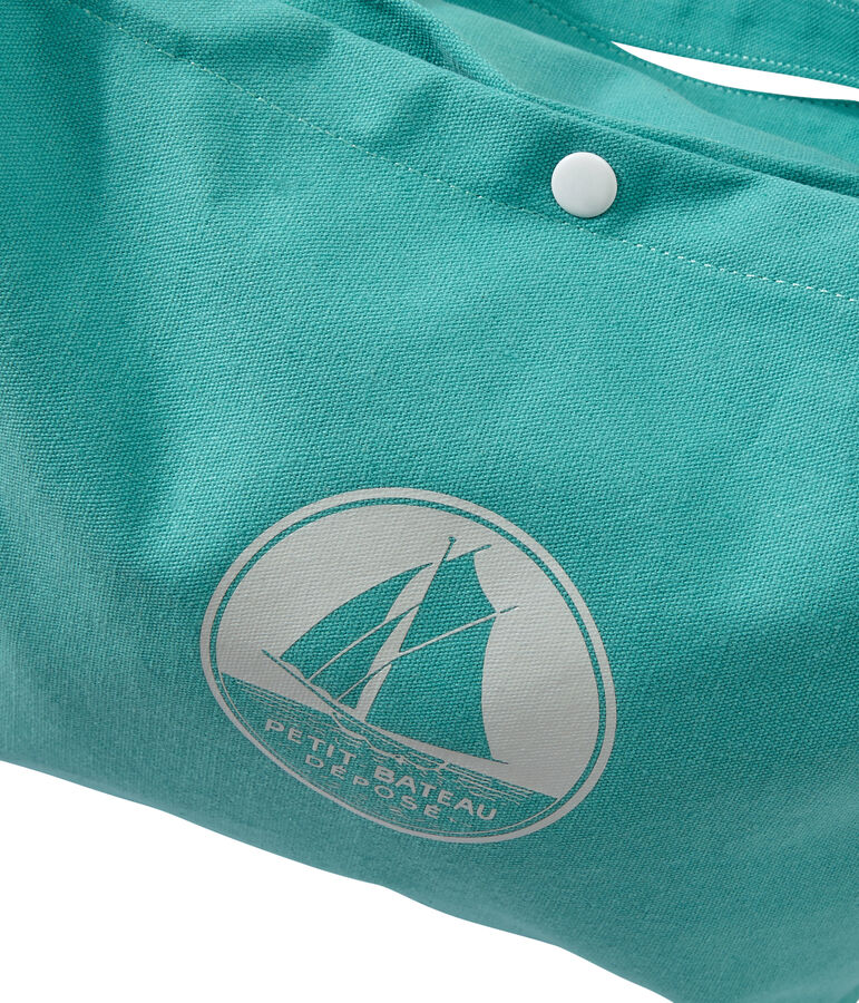 Tote bag fille en toile vert VERDE