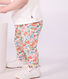 Legging b&eacute;b&eacute; en coton imprim&eacute; fleurs