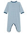 Pyjama baby jongen wit MARSHMALLOW/blauw CONTES