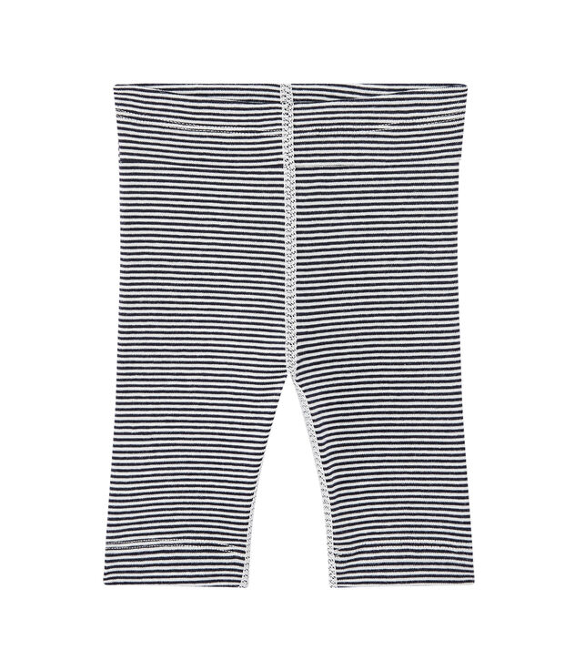 Legging b&eacute;b&eacute; mixte ray&eacute; milleraies bleu/blanc
