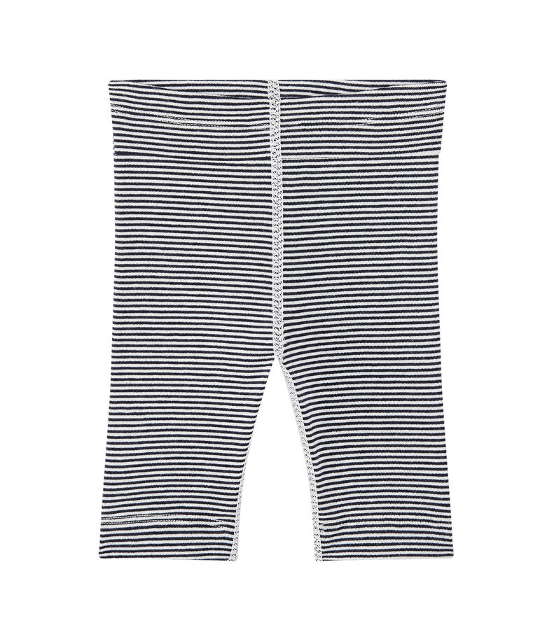 Legging b&eacute;b&eacute; mixte ray&eacute; milleraies bleu/blanc