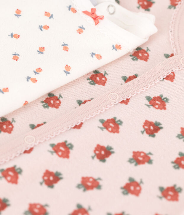 Setje met 2 babypyjama's multicouleur