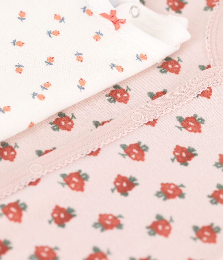 Setje met 2 babypyjama's multicouleur