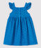Jurk met bandjes babymeisjes blauw MYKONOS