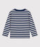 Tee-shirt manches longues en coton enfant garçon bleu MEDIEVAL/ FUMEE
