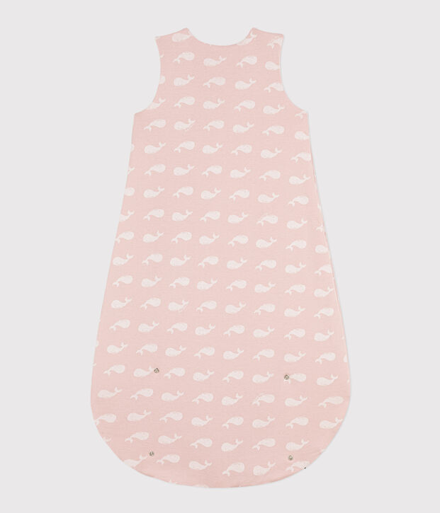 Gigoteuse baleines roses en coton TOG 2 rose/blanc