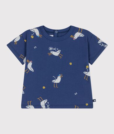 Tee-shirt b&eacute;b&eacute; en coton &agrave; manches courtes