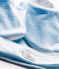 Ensemble bonnet de naissance + chaussons bébé bleu FRAICHEUR/blanc ECUME