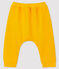 Pantalon bébé fille/garçon en molleton jaune BOUDOR