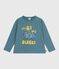 Tee-shirt enfant manches longues en coton imprimé GOBELIN