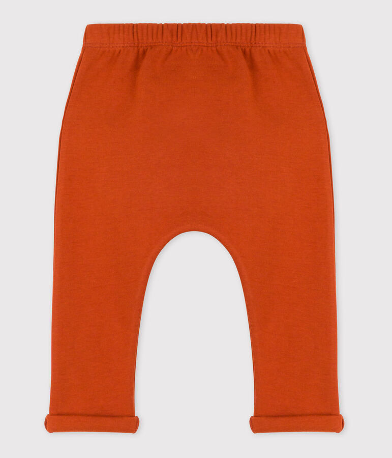 Pantalon b&eacute;b&eacute; en jersey &eacute;pais marron