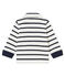 Polo rayure marinière bébé garçon blanc MARSHMALLOW/bleu SMOKING