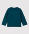 Cardigan en laine et coton bébé. vert PINEDE