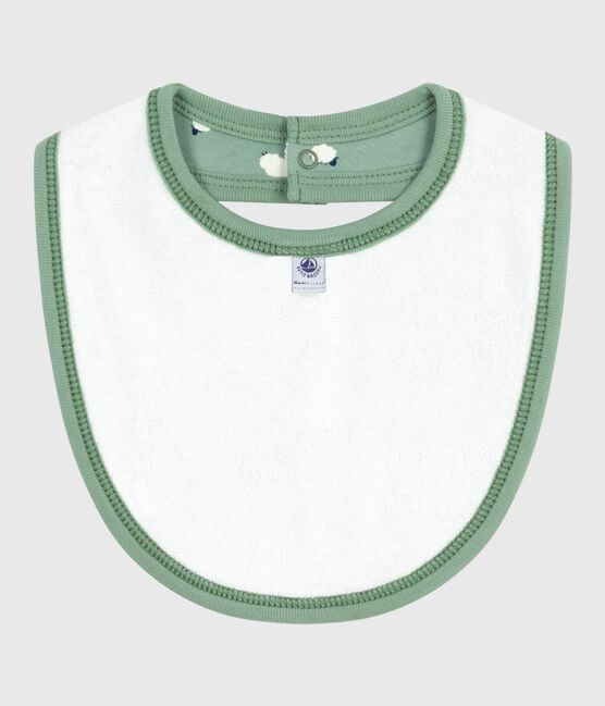 Bavoir naissance en coton imprimé SAULE/ MULTICO