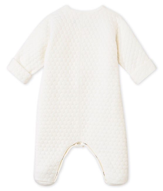 2-in-1 pyjama in doorgestikte tubic wit MARSHMALLOW