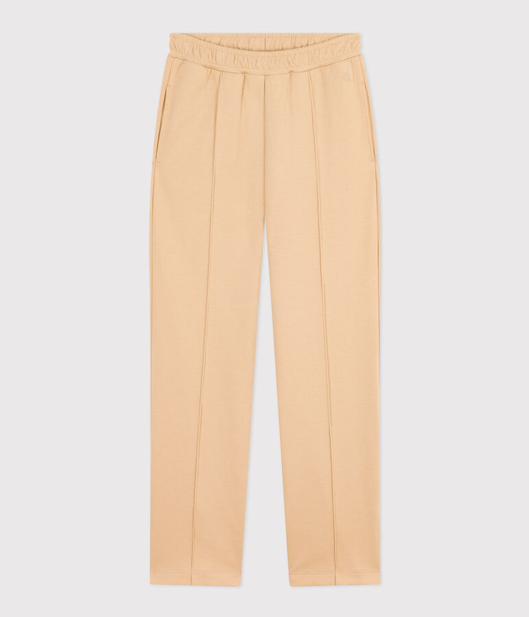 Broek van katoen voor dames beige FACILE