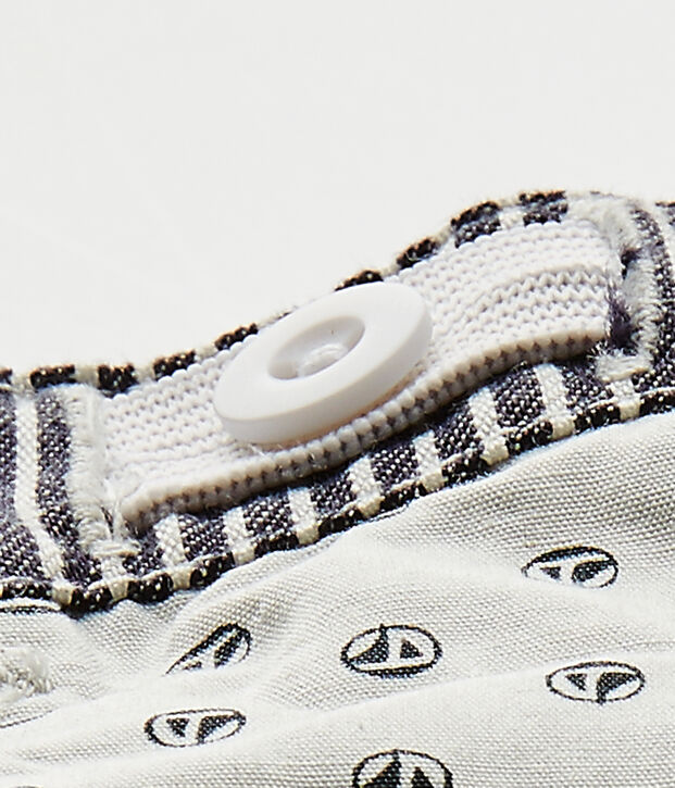 Pantalon b&eacute;b&eacute; gar&ccedil;on ray&eacute; bleu/blanc