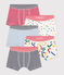 Set met vijf boxershorts van katoen voor kinderen variante 1