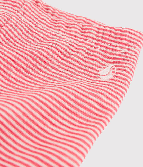 Milleraies legging babymeisje roze POPPY/wit MARSHMALLOW