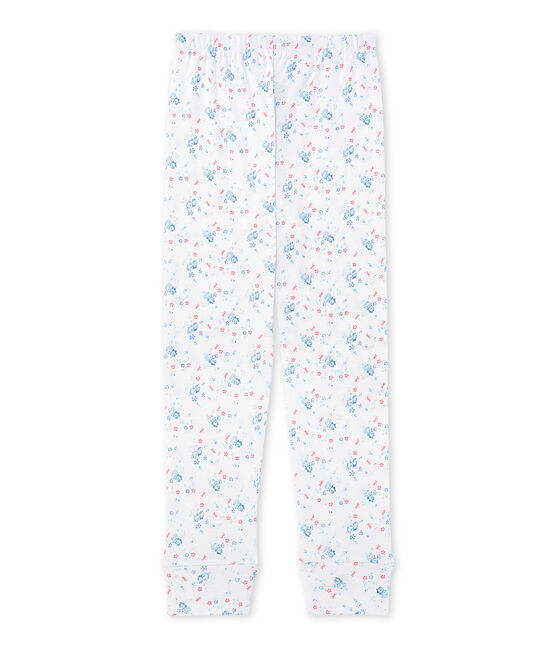 Mix & Match pyjamabroek met print wit ECUME/blauw BLEU/ MULTICO