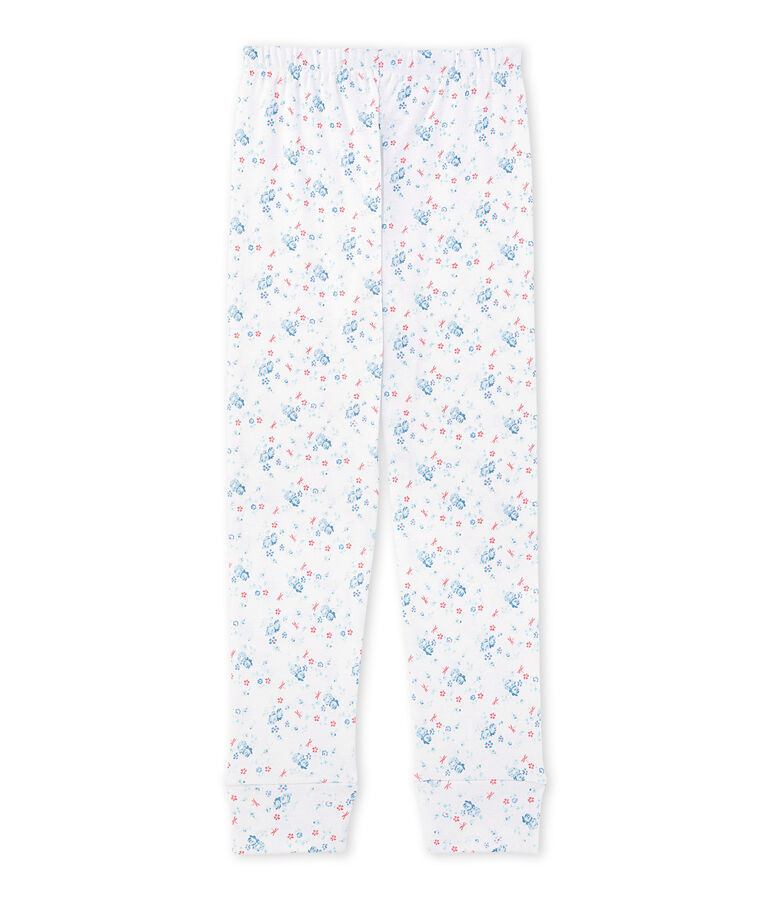 Mix & Match pyjamabroek met print wit ECUME/blauw BLEU/ MULTICO