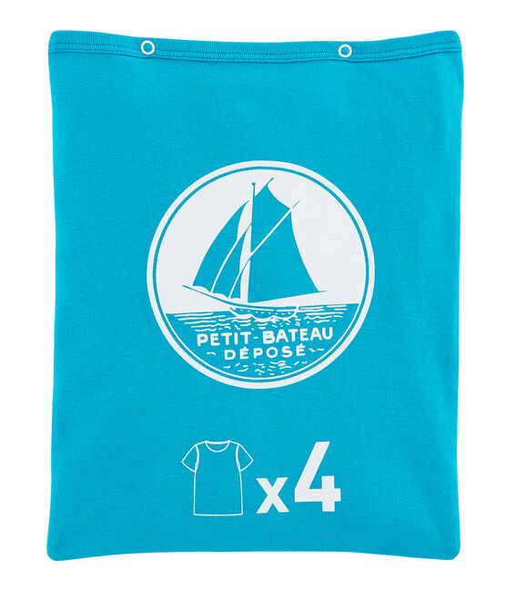 Verrassingstasje met 4 T-shirts met korte mouwen voor jongens variante 1