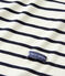 Marinegestreepte damessjaal beige COQUILLE/blauw SMOKING